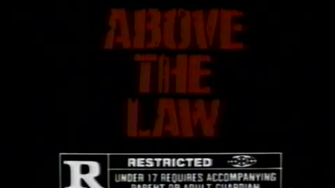 "Above The Law" w/Steven Seagal TV Commercial Movie Trailer from 1988