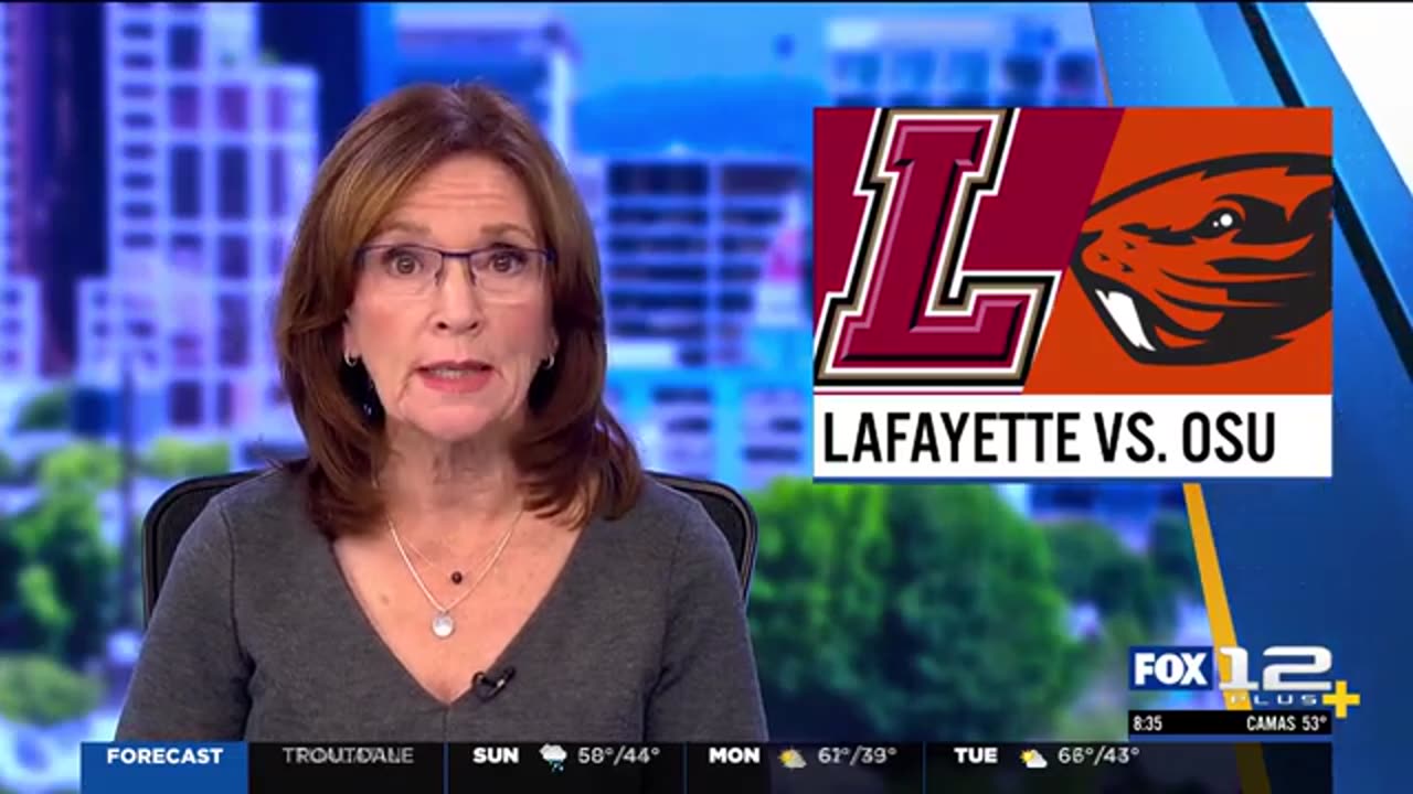 Oregon State beats Lafayette 45-13 to snap 8-game skid
