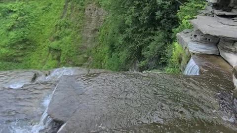 Treman Park Gorge Trail: Top of Lucifer Falls Part 2
