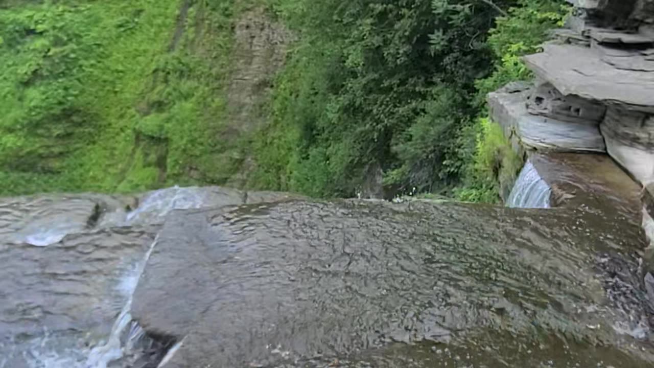 Treman Park Gorge Trail: Top of Lucifer Falls Part 2