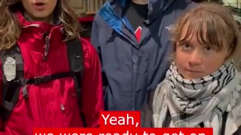 Greta Thunberg says she plans to “break Israel's ‘illegal’ and inhumane siege on Gaza.”
