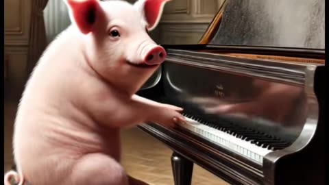 Pig 🐖 play Piano #musica #ai #nakai5586 #nakai #fypシ #fyp #cover #mui...