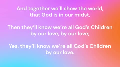 "We Are One In The Spirit" by John of AllFaith