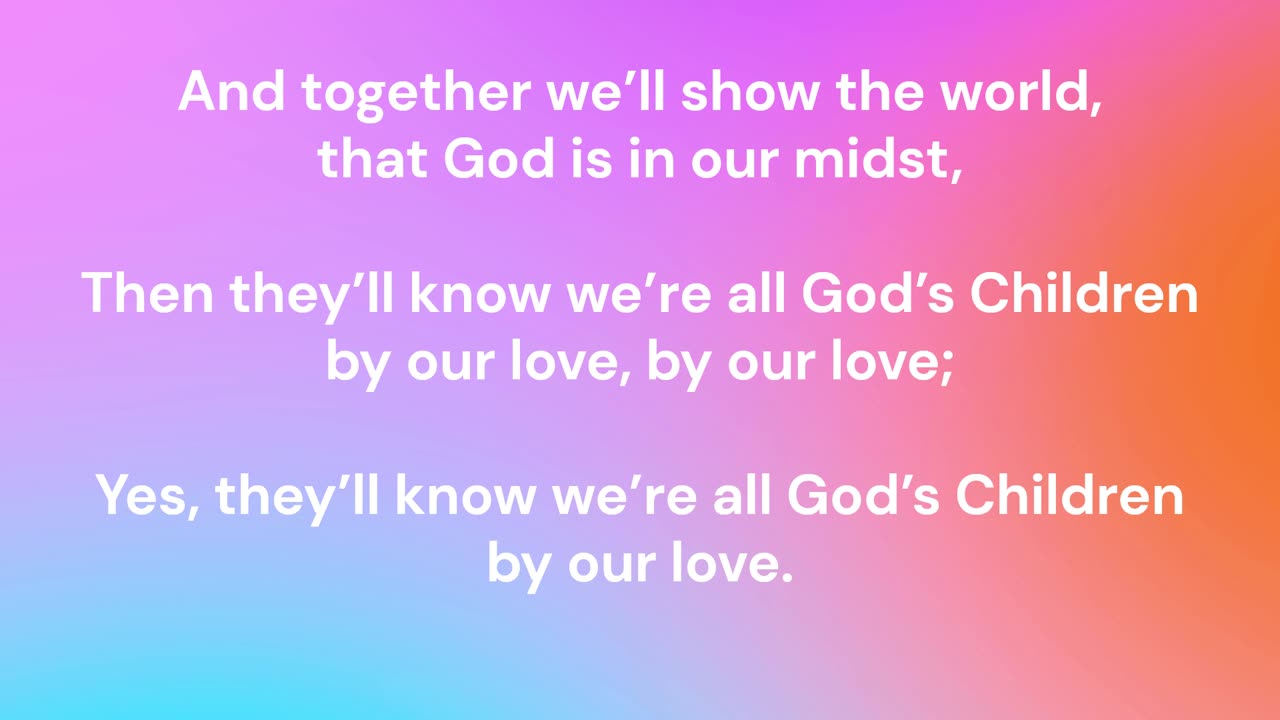 "We Are One In The Spirit" by John of AllFaith