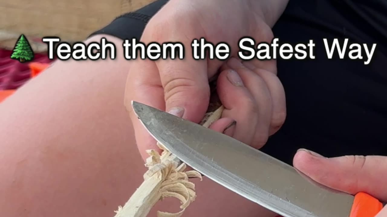 In the stillness of the woods, young hands learn the first truths of the blade