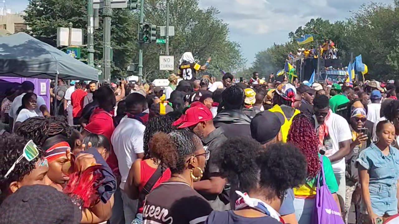 Beautiful 58th Annual New York Carnival Parade in Brooklyn.