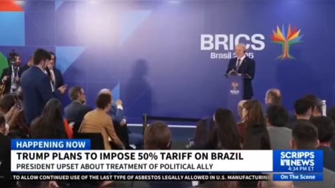 TRUMP PLANS TO IMPOSE 50% TARIFF ON BRAZIL