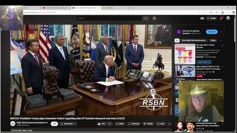 President Trump signs Executive Orders regarding Gain Of Function Research and more 5/5/25