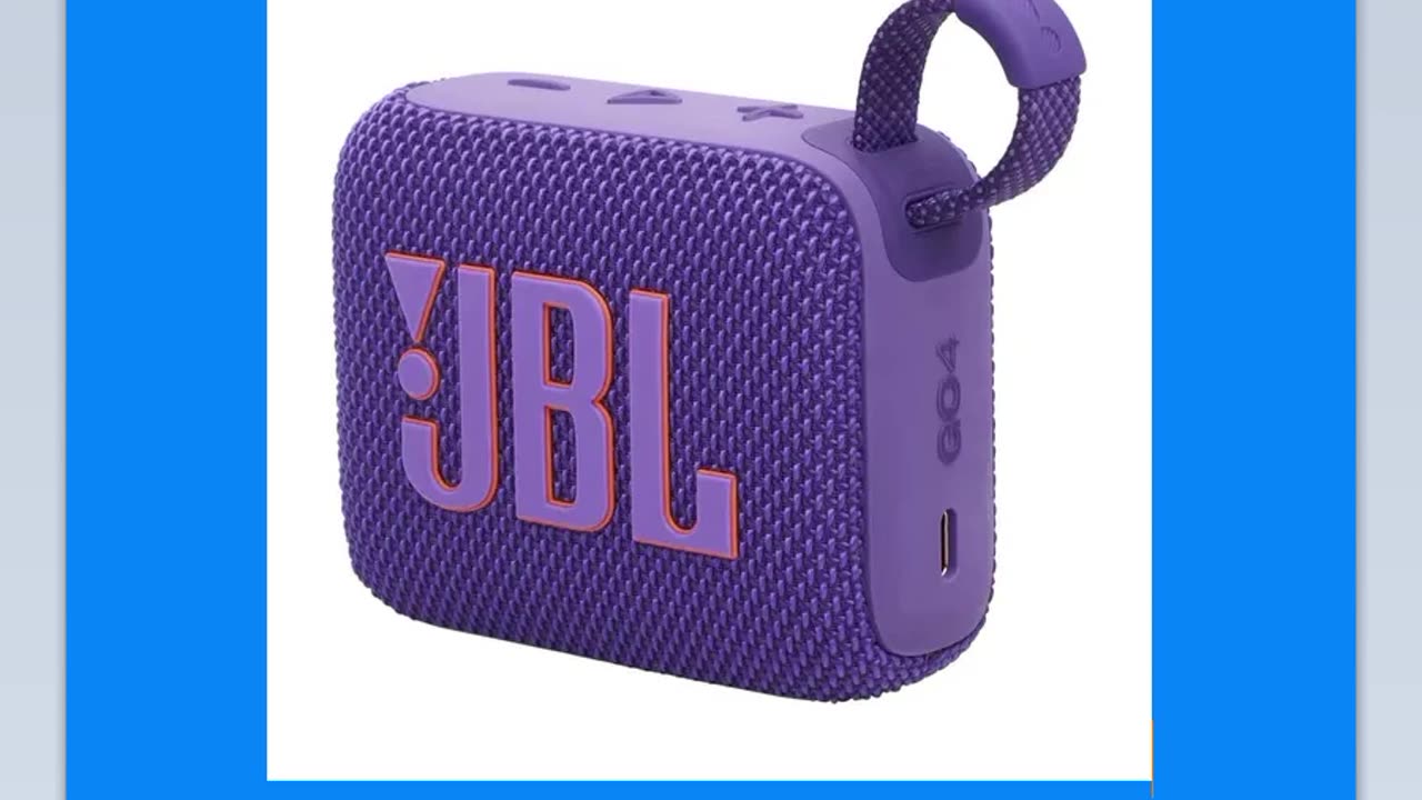Caixa de Som Bluetooth JBL Go 4 Roxa