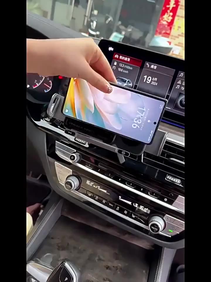 Car Wireless Charger Phone Holder 2IN1 Touch Rotate Stand Universal Car check description to buy