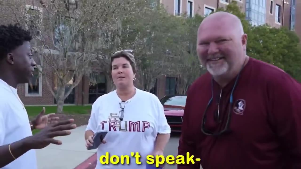 ouTuber was shocked when a man started saying the hard R to his face