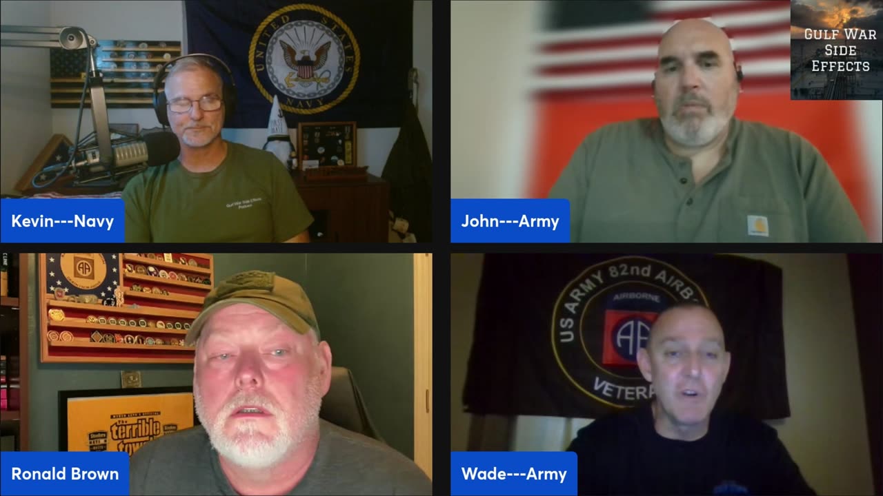 Special Guest Army Veteran Ronald Brown - Ep.213 Gulf War Side Effects
