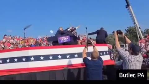 Camera angle reveals Trump staged assassination attempt
