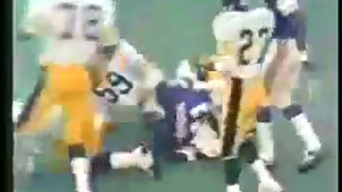 Super bowl Game # 9, Pittsburgh Steelers vs Minnesota Vikings, January 12, 1975