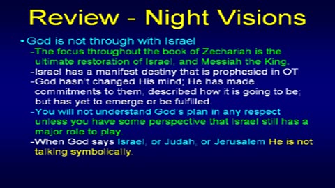 Zechariah by Chuck Missler Lesson 8