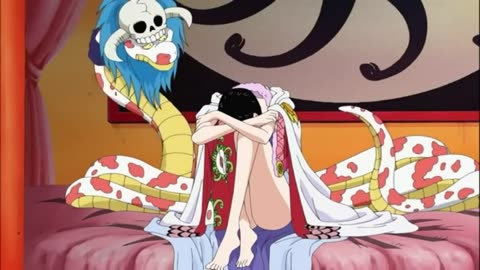 One Piece LUffy and Boa Hancock