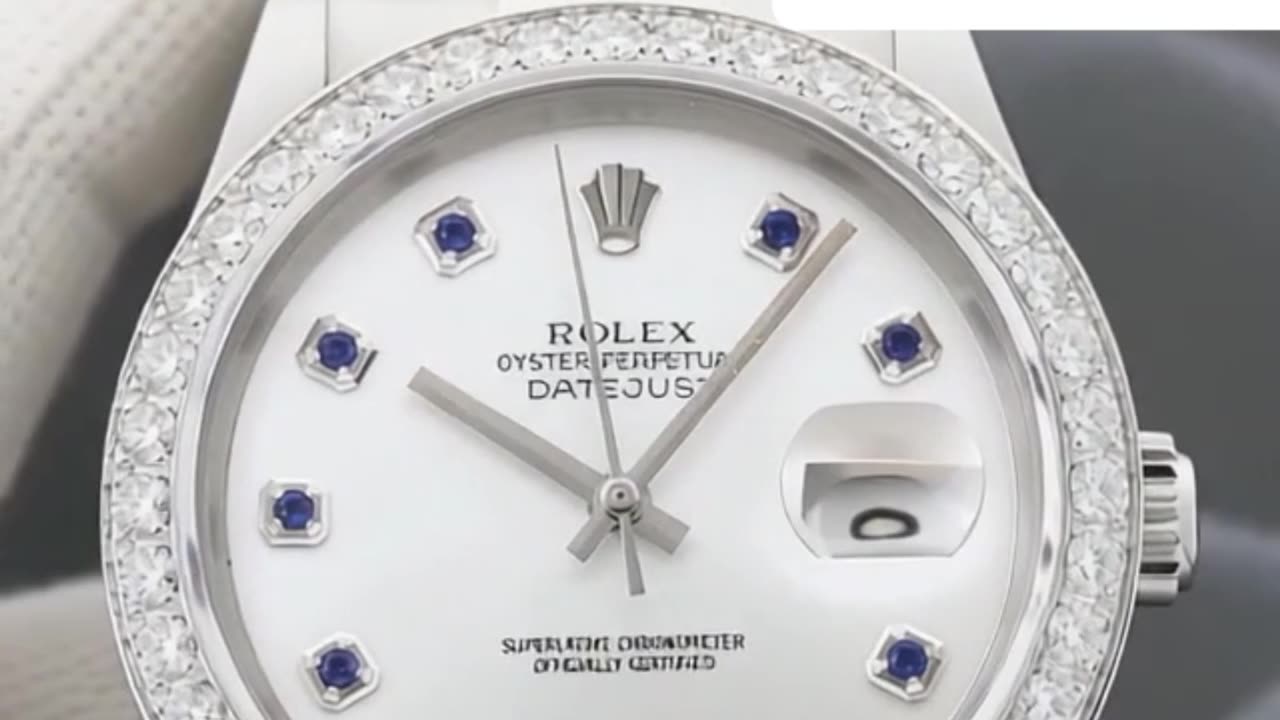 ROLEX Datejust 18K White Gold