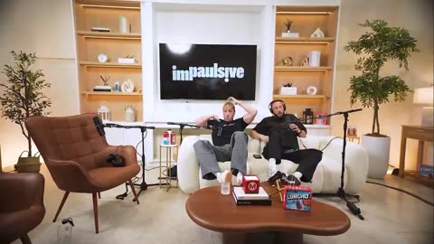 Logan Paul kicks SteveWillDoIt off Impaulsive mid-pod for disrespecting him & Mike