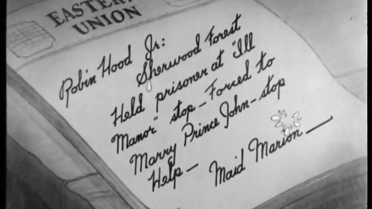 1934 - Robin Hood Jr. cartoon