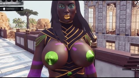 Conan exiles farming thralls and building my base