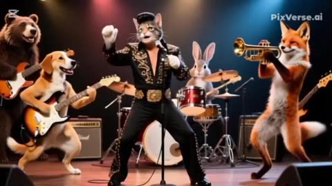 А song in the style of Elvis Presley