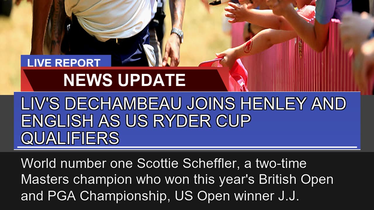 Livs Dechambeau Joins Henley and English as US Ry