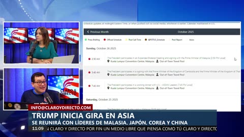 EN VIVO EN ESPAÑOL:TRUMP INICIA GIRA EN ASIA | DESCUBREN GUARIDA SECRETA DE ANTIFA