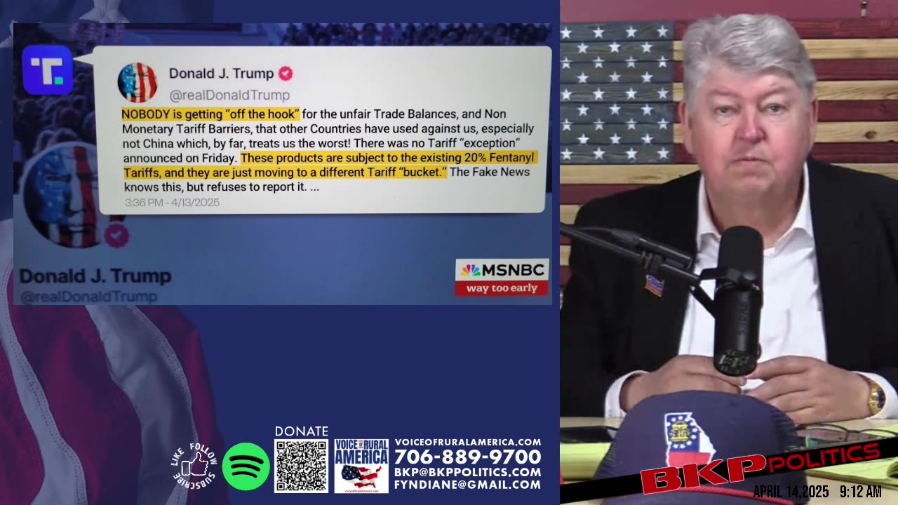 Economic Concerns, Tariff Strategy, and Trump’s Geopolitical Maneuvers