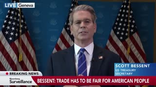 Bessent, Greer And Trump Speak On China Trade Agreement