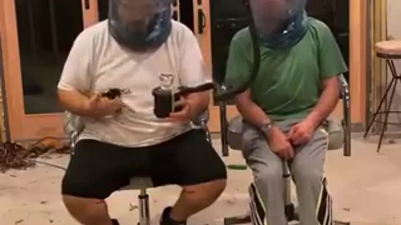 Smoking with my uncle