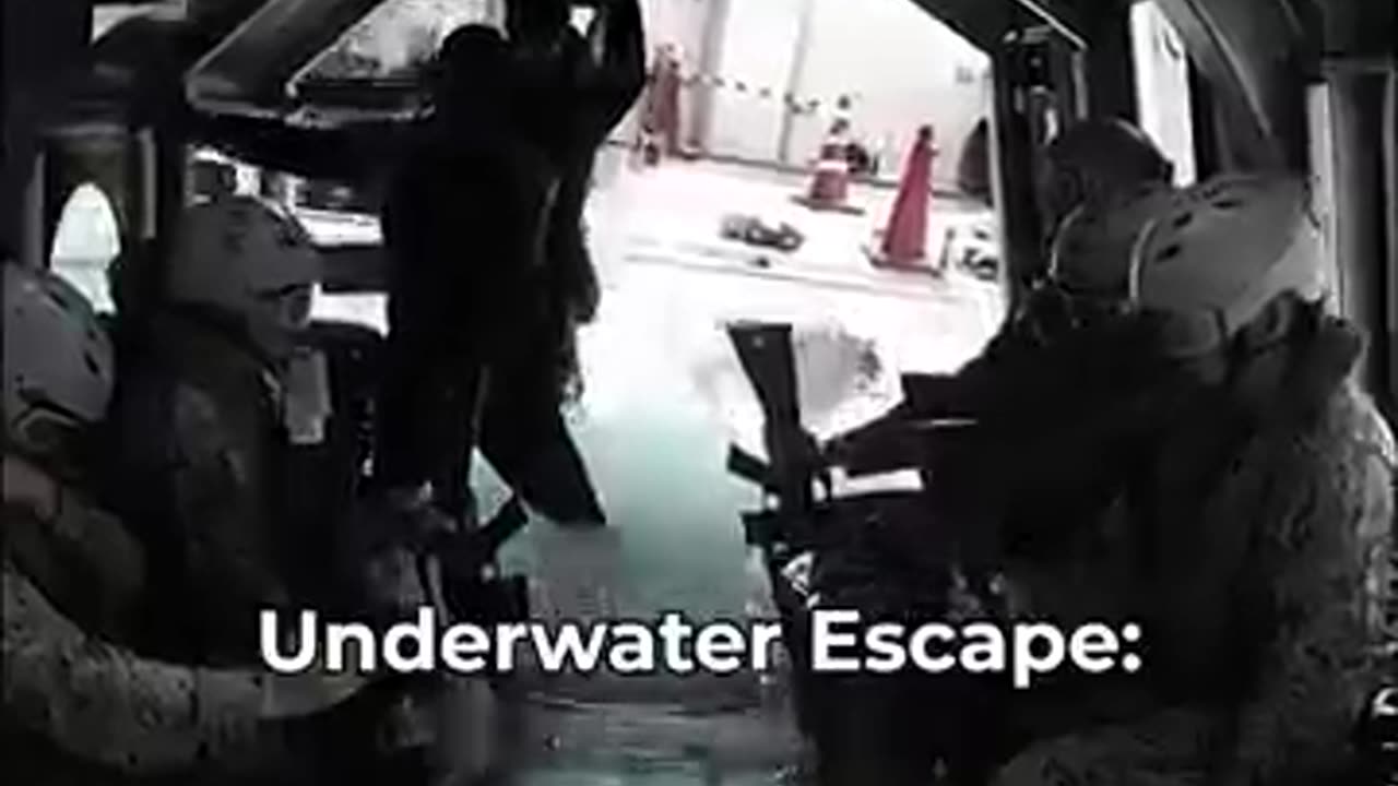Incredible: Military Underwater Escape Training