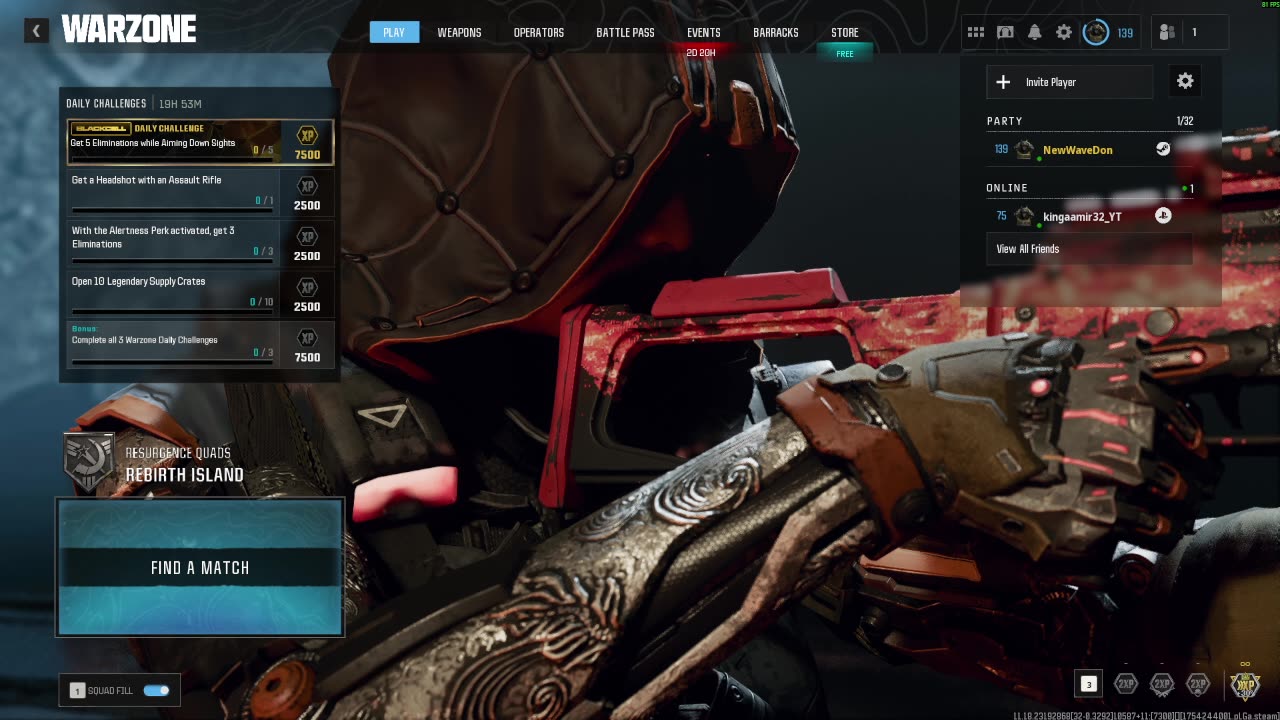 @NewWaveDon Going For 20 Kills In Warzone!!!!!!!!