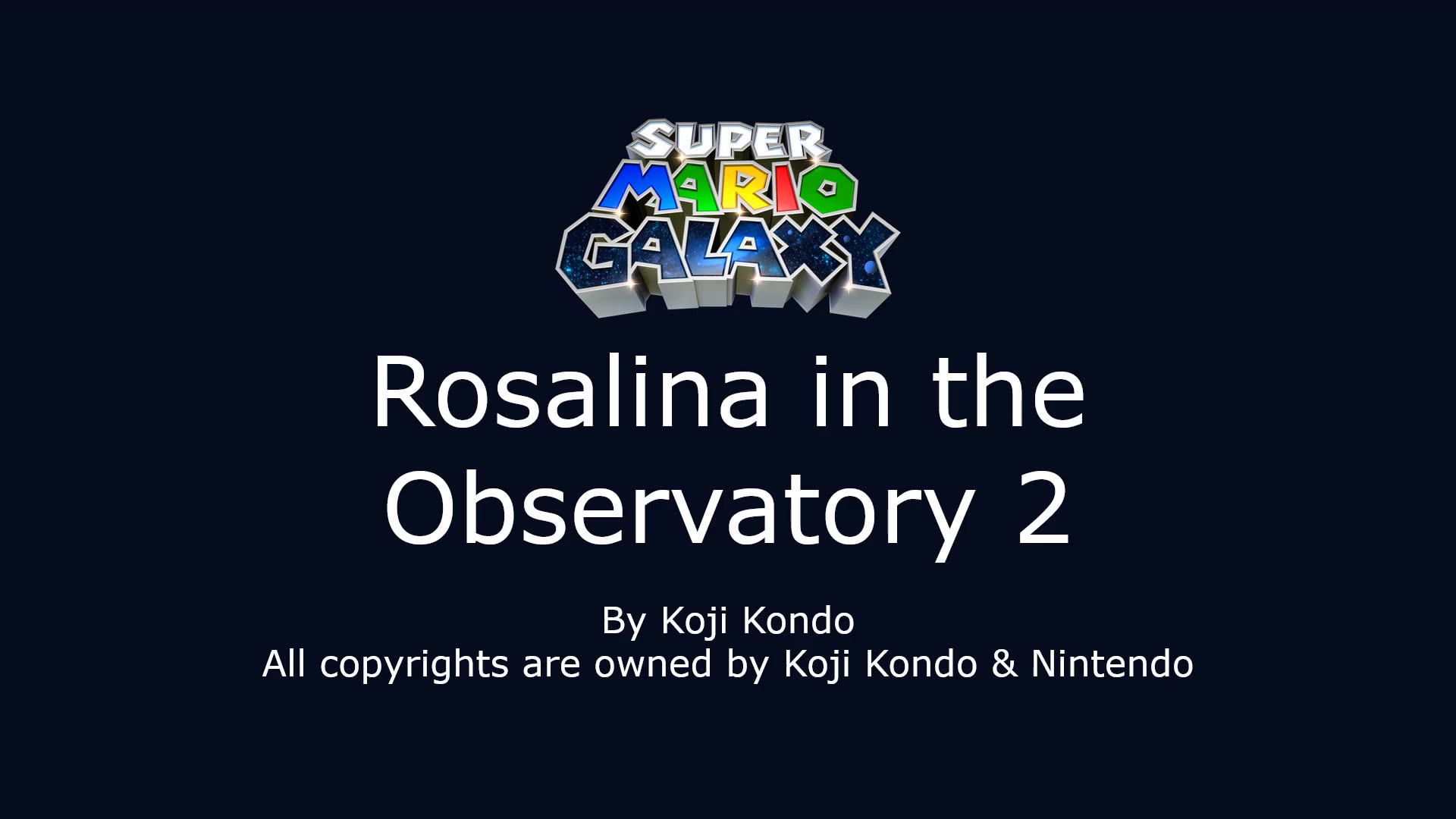 Rosalina in the Observatory 2