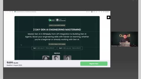 Day 1: Generative AI Masterclass - Recorded Live Sessions
