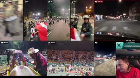 03/21/25: Live Lima Peru Protest + March Madness Reaction