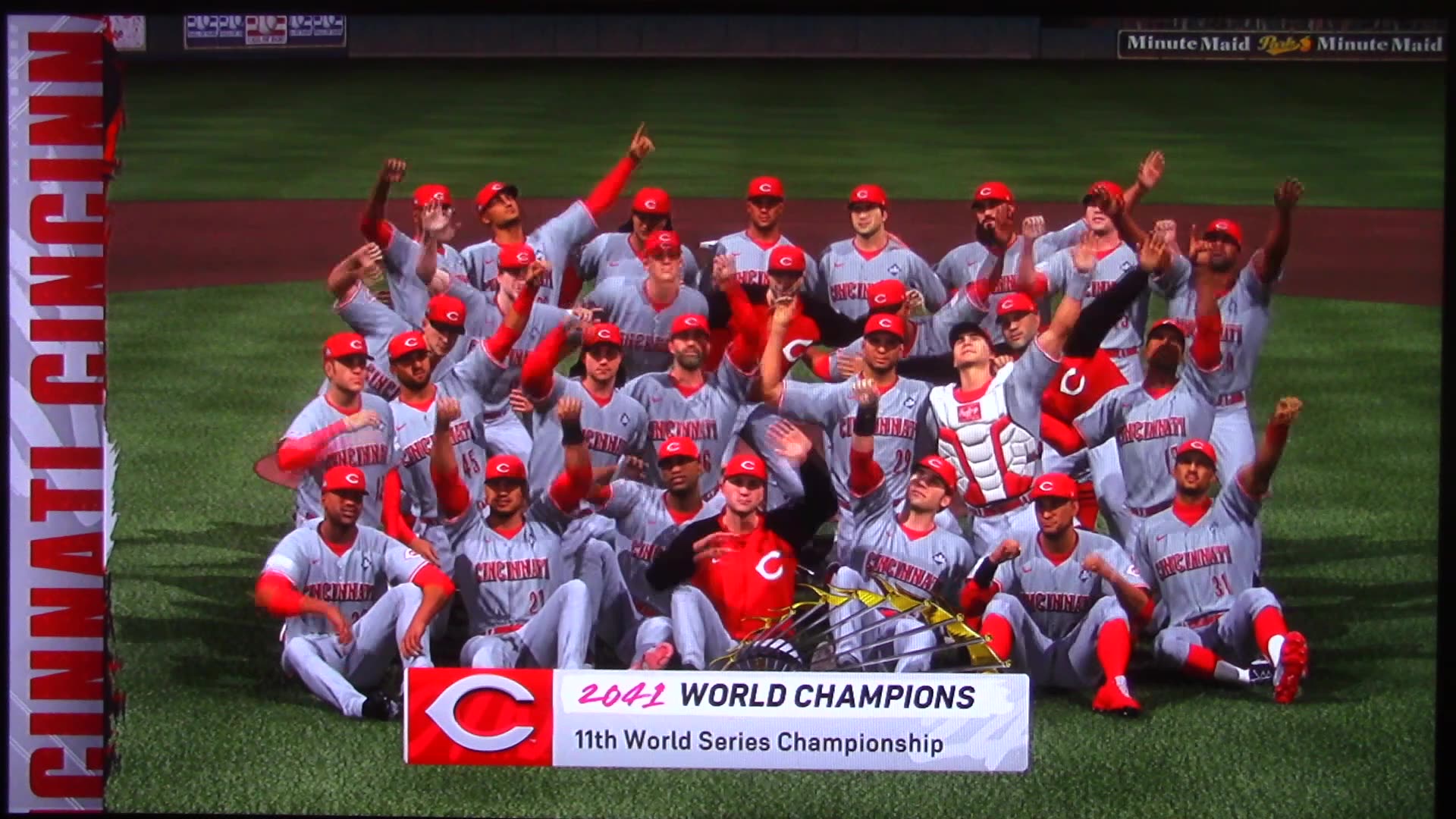 MLB The Show: Houston Astros vs Cincinnati Reds (S16 World Series G7)