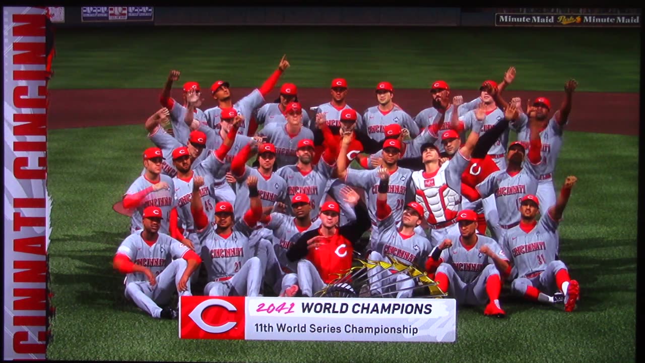 MLB The Show: Houston Astros vs Cincinnati Reds (S16 World Series G7)