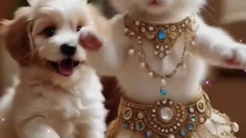 cute cat dancing😺💃