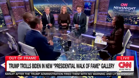 CNN's liberal panelists did not find the humor in President Trump's Walk of Fame
