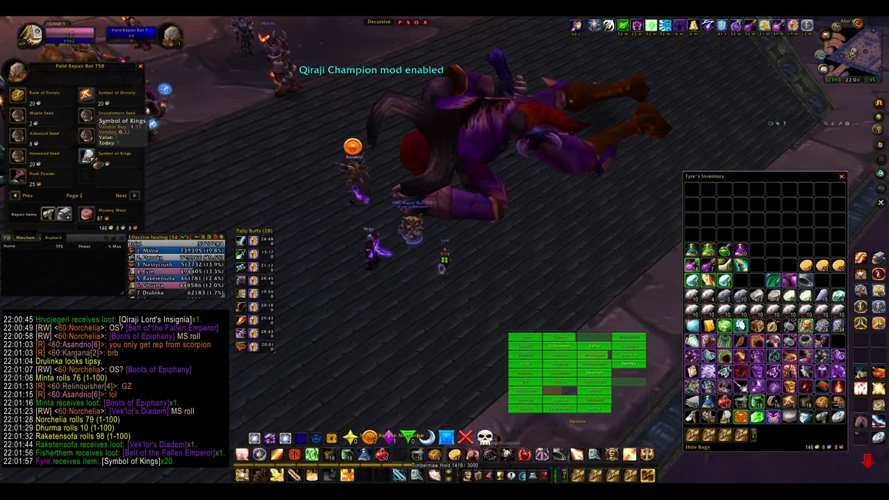 Turtle Wow - MM weekly AQ40 - 25 March - paladin POV