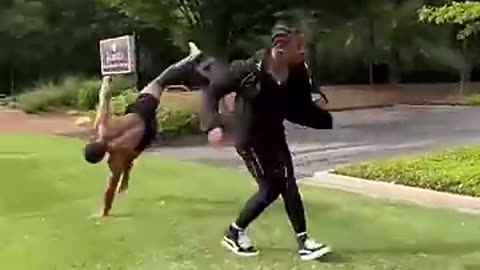 Must Watch: Mortal Kombat street fight! FikShun (me) vs Shaquan! #shorts #fight