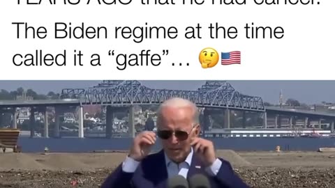 2022 - Biden admits having Cancer