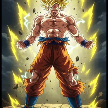 Goku’s Epic Super Saiyan Transformation | Explosive Anime Action on Planet Namek