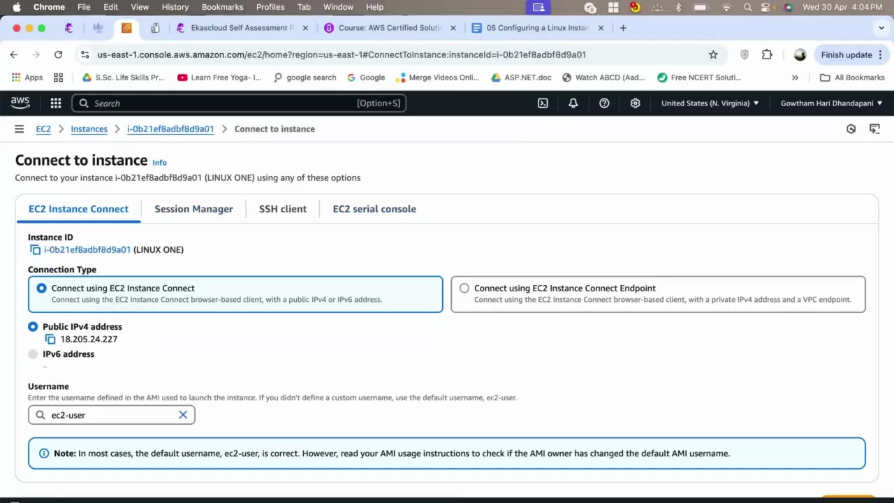 Launching a Linux Instance # | Ekascloud | English