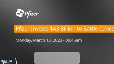 Pfizer Ready to Provide Solution for Rise in Cancer | Albert Bourla