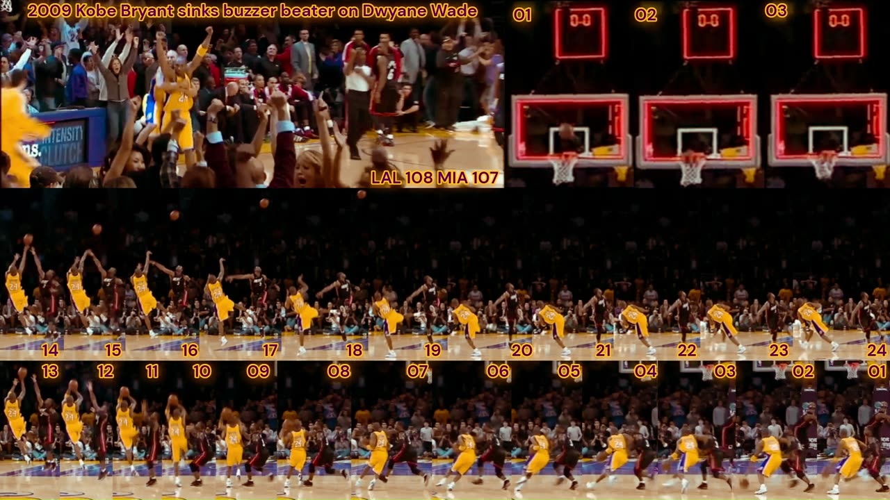 Prototype 126: 2009 Kobe Bryant sinks bank buzzer beater on Dwyane Wade