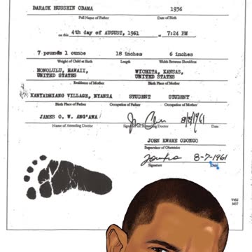 Obama birth certificate. COAST PROVINCE GENERAL HOSPITAL Mombasa. British Protectorate of Kenya ‼️ Don Bar amazing how a country that uses the metric system has him listed as 7 pounds, 1 ounce... and 18 inches. A country that uses the metric system ha