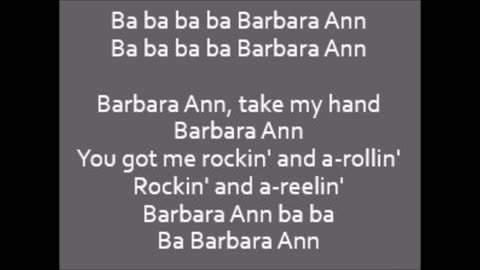 The Beach Boys - Barbara Ann - (Lyrics)