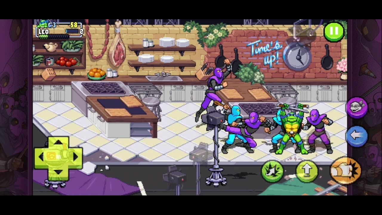 TMNT : TEENAGE MUTANT NINJA TURTLES COWBUNGA ANDROID GAMING GAMEPLAY DEMO