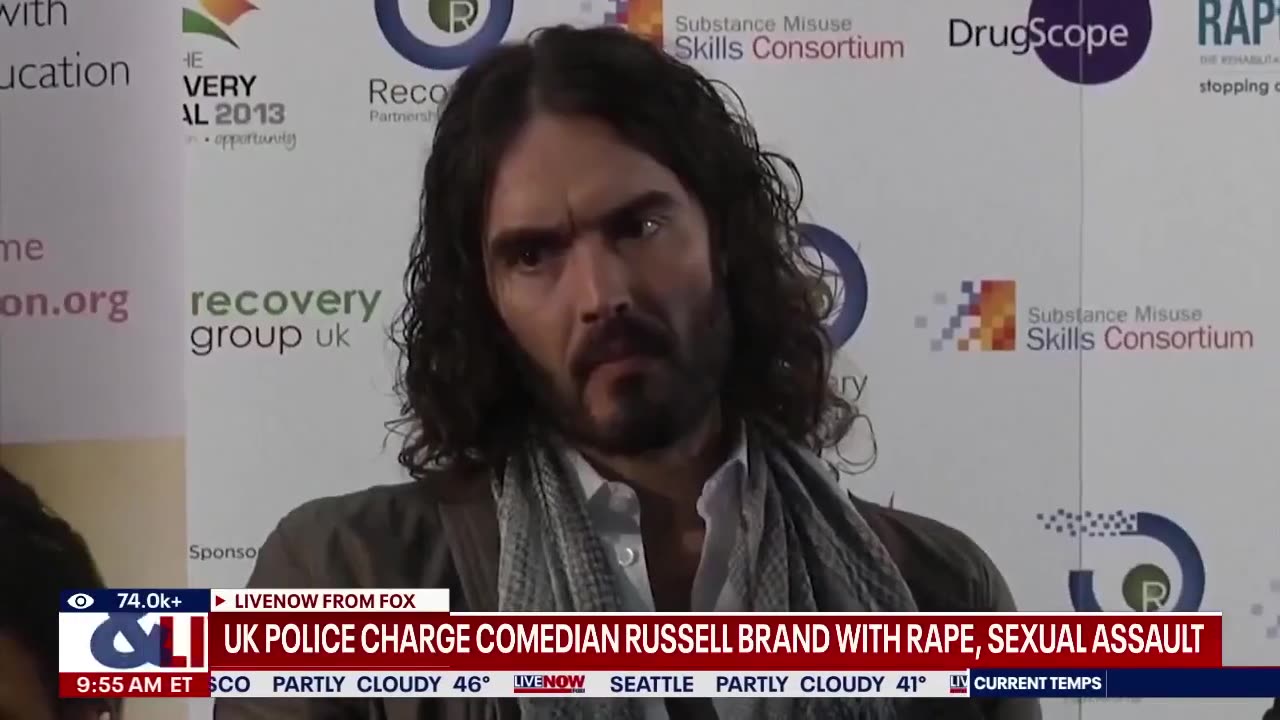 Breaking: Russell Brand arrested for rape and sexual assault